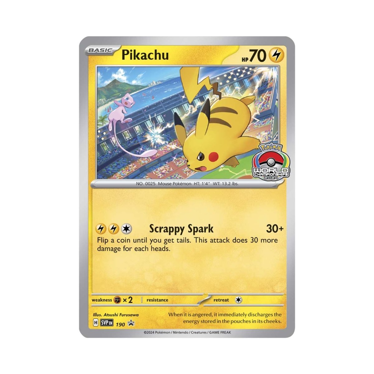 Pikachu World Championship 2024 Promo Sealed