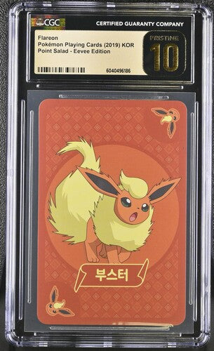 Korean Flareon playing card CGC Pristine 10