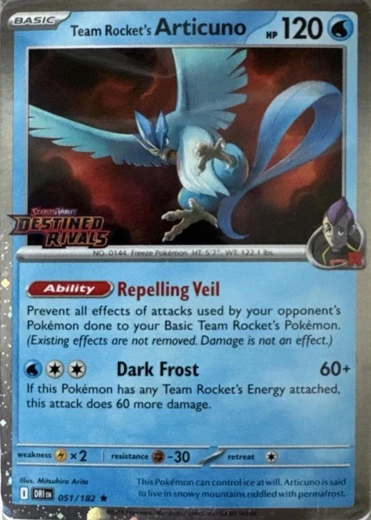 Team Rocket Articuno Stamped Sealed