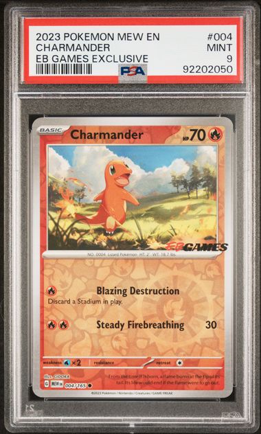 Charmander EB Games Stamped PSA 9