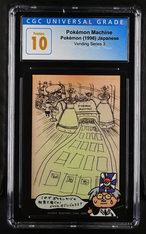 Pokemon Machine CGC Pristine 10(Old Label)