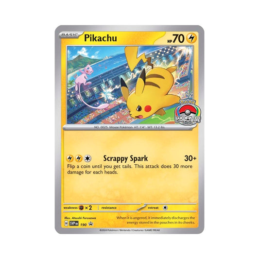 Pikachu World Championship 2024 Promo Sealed