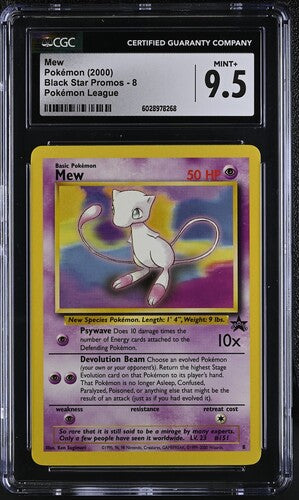 Mew Black Star Promo CGC 9.5