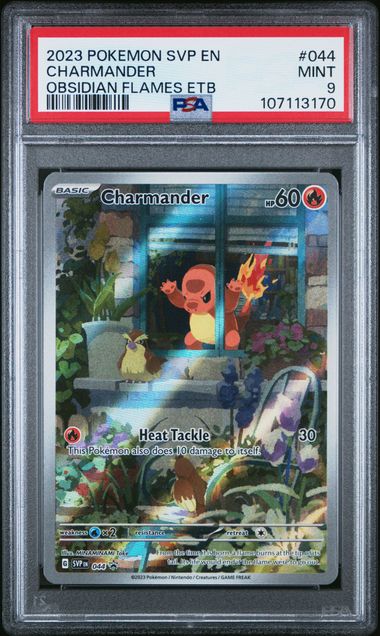 Charmander Black Star Promo PSA 9