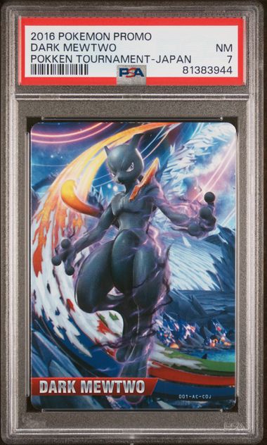 Dark Mewtwo Pokken PSA 7